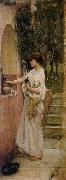 John William Waterhouse A Roman Offering china oil painting artist